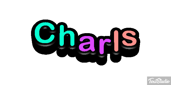 Charls テキスト効果