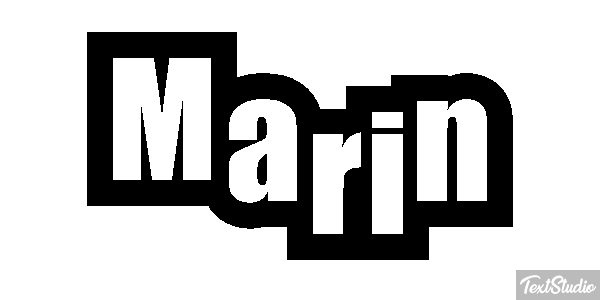Marin Efekt tekstowy
