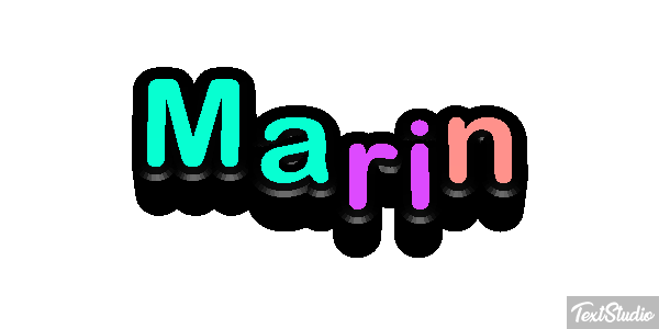 Marin Efekt tekstowy