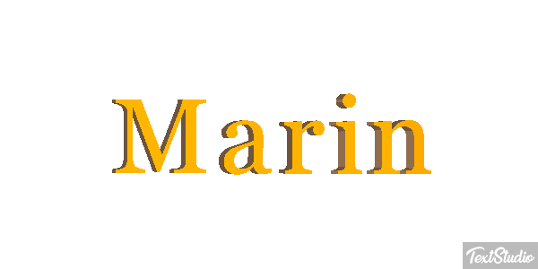 Marin Efekt tekstowy