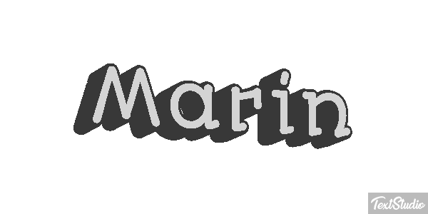 Marin Efekt tekstowy