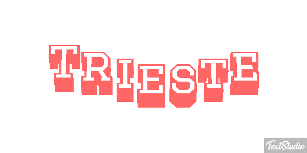 Trieste Effet de texte