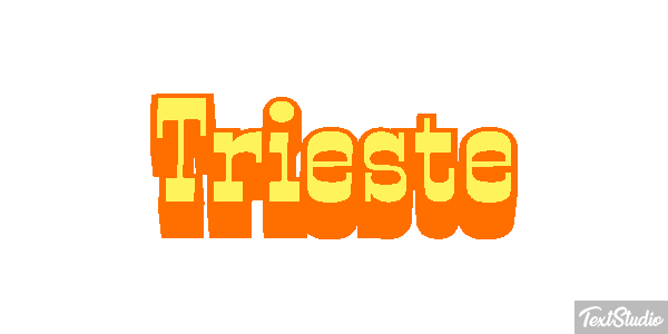 Trieste Effet de texte