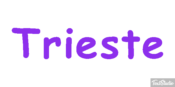 Trieste Effet de texte