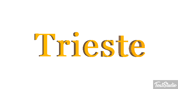 Trieste Effet de texte