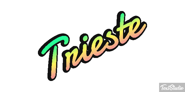 Trieste Effet de texte