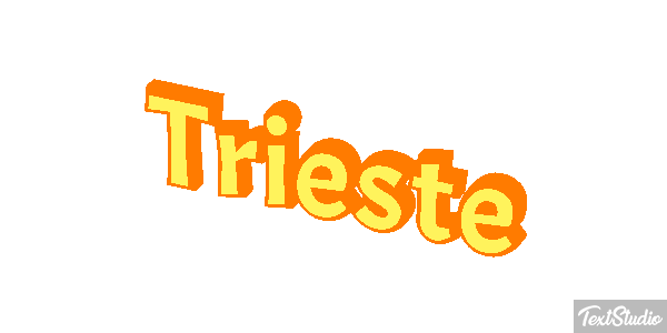 Trieste Effet de texte