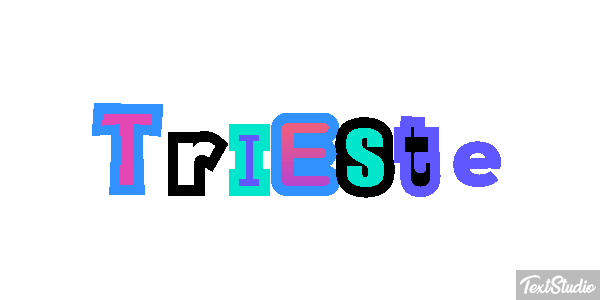 Trieste Effet de texte