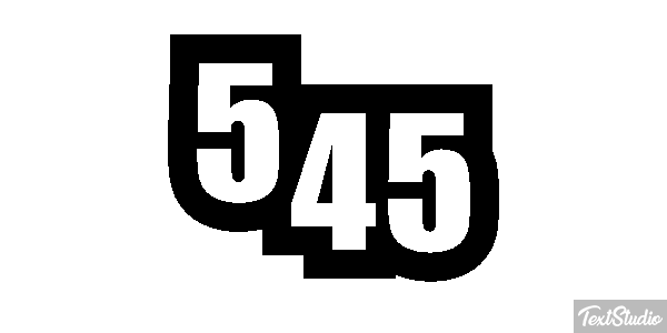 545 テキスト効果