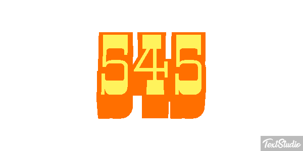 545 テキスト効果