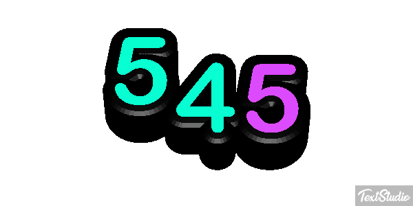 545 テキスト効果