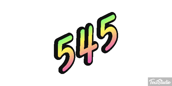 545 テキスト効果