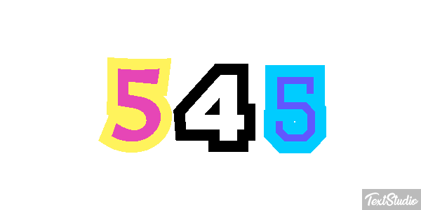 545 テキスト効果