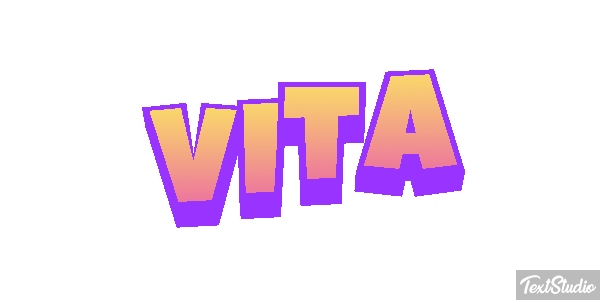 Vita Effetto testo