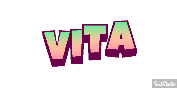 Vita Effetto testo