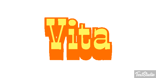 Vita Effetto testo