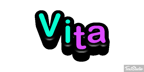 Vita Effetto testo