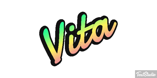 Vita Effetto testo