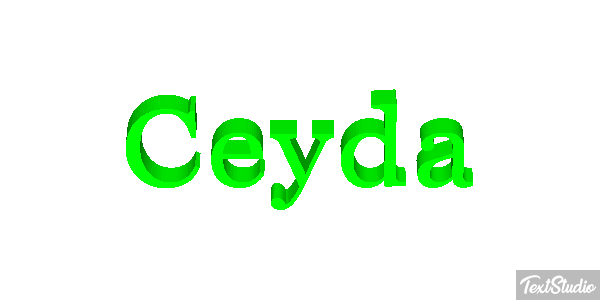 Ceyda テキスト効果