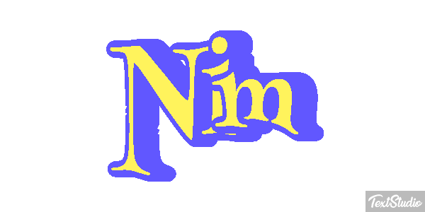 Nim テキスト効果