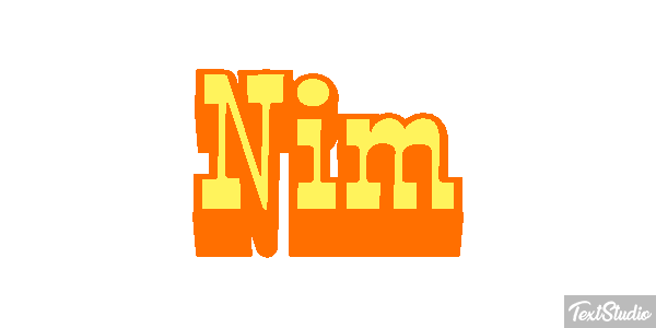 Nim テキスト効果