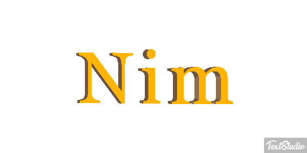 Nim テキスト効果