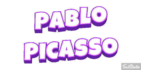 Pablo Picasso Text effect