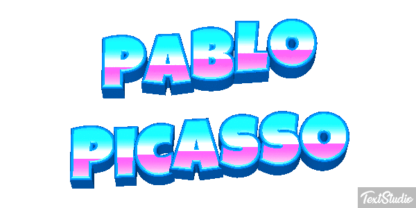 Pablo Picasso Text effect