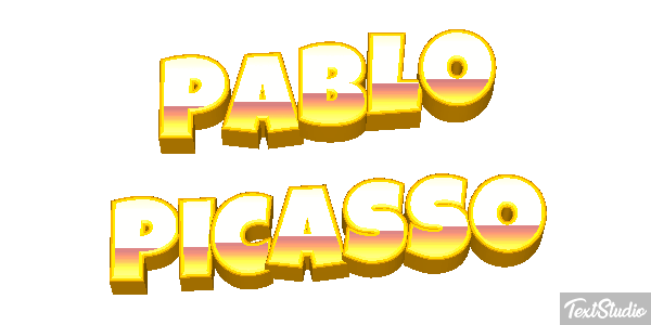 Pablo Picasso Text effect