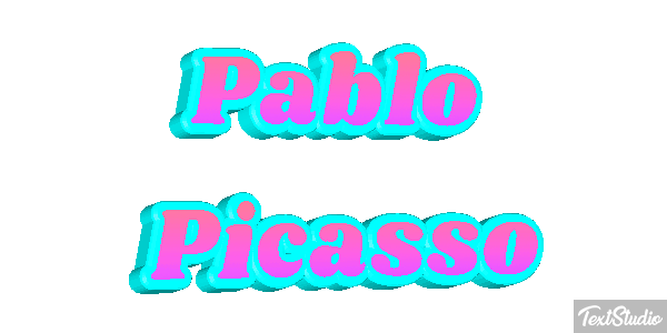 Pablo Picasso Text effect