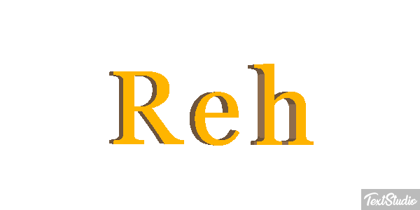 Reh Texteffekt