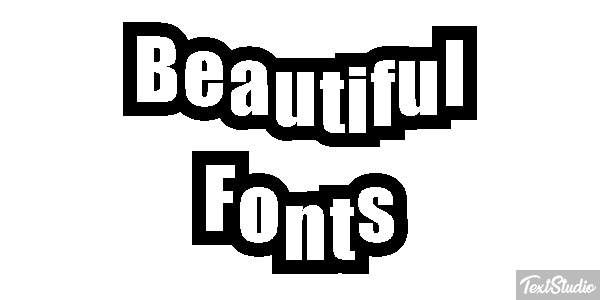 Beautiful Fonts Efecto de texto