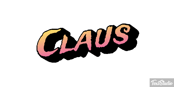 Claus Text effect