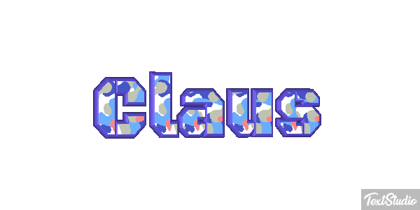 Claus Text effect
