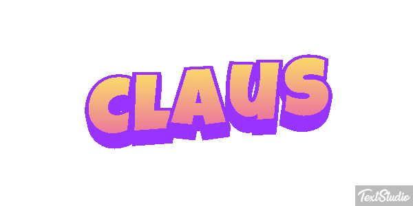 Claus Text effect