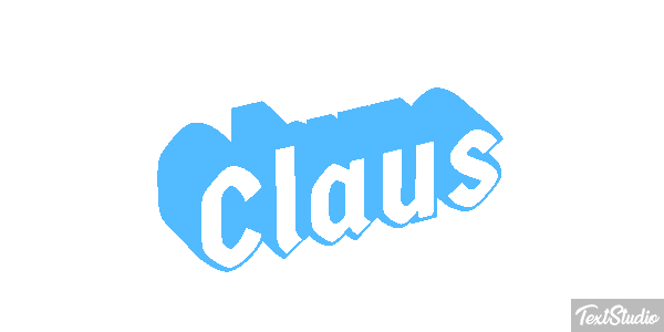 Claus Text effect