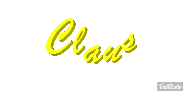 Claus Text effect