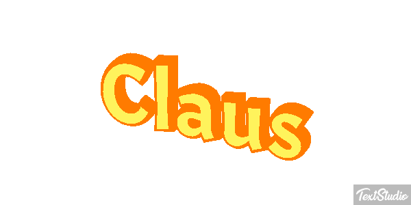 Claus Text effect