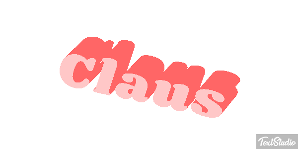 Claus Text effect