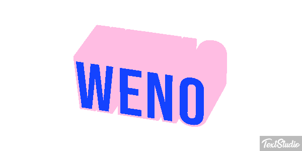 Weno Effet de texte