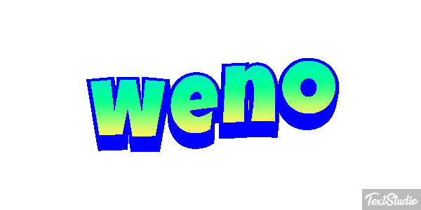 Weno Effet de texte