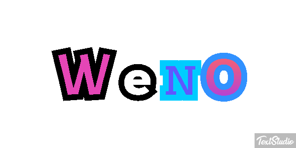 Weno Effet de texte