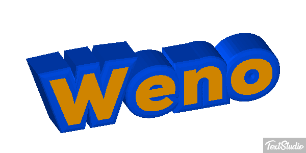Weno Effet de texte