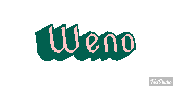 Weno Effet de texte