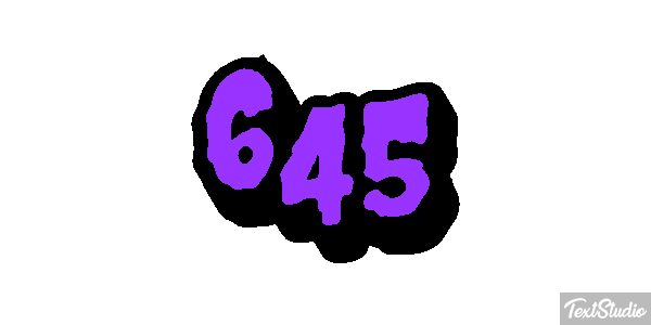 645 Metin efekti