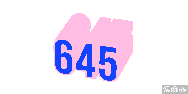 645 Metin efekti