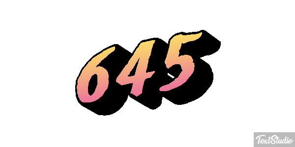 645 Metin efekti