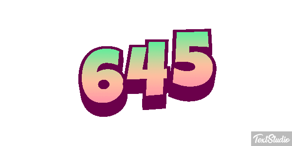 645 Metin efekti