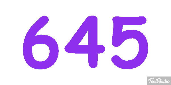645 Metin efekti