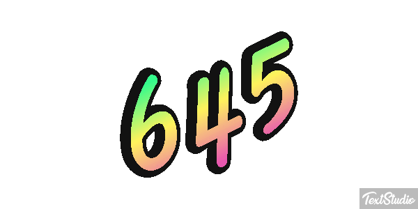 645 Metin efekti